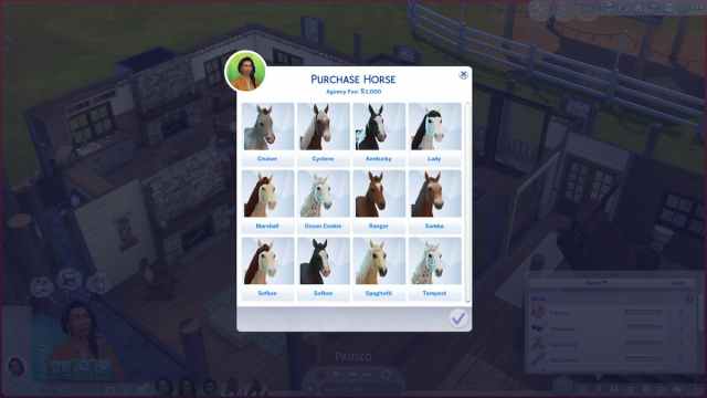 Ranch Animal Exchange Collection in The Sims 4: Horse Ranch