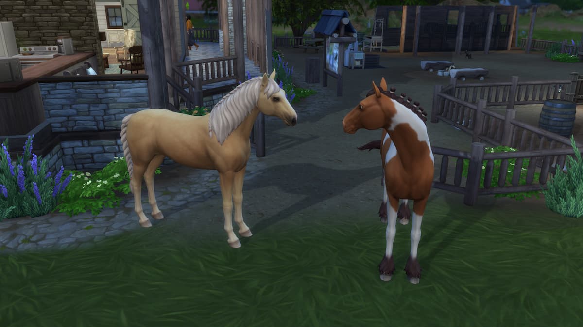 Horses in The Sims 4